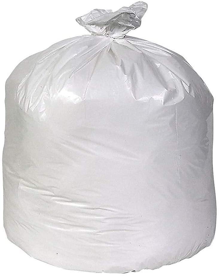 1000 CASE 20-30 Gallon Black 0.9 Mil 30" x 36" Low Density Trash Bag Can Liner 