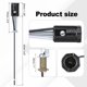 thumbnail image 2 of Portalámparas de base candelabro Uxcell, 10pcs portalámparas E12 sin llave listados por UL, 2.8", 2 of 6