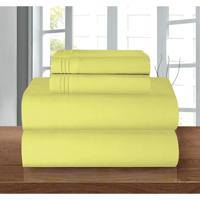 Luxury Premium Hotel Quality Microfiber Piece Sheet Set Wrinkle All Around Elastic Fitted Sheet Deep Pocket up to Queen Royal