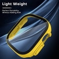 thumbnail image 6 of Phmnkl 2 Pack Hard Case Compatible for Apple Watch Ultra 49mm with 9H Tempered Glass Screen Protector, [Touch Sensitive] [Full Coverage] Slim Bumper Protective Cover for iWatch, 6 of 12