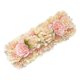 thumbnail image 4 of Panel de flores artificiales para centros de mesa para de mesa de comedor de boda champán oscuro Macarena Fila de flores de boda, 4 of 8