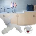 thumbnail image 2 of Single Cold Water Faucet Plastic Faucet 1 Pcs Faucet Faucet Nozzle Hot And Cold Water Natural Color Quick Connect, 2 of 5