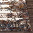 thumbnail image 6 of Mark&Day Area Rugs, 6x9 Dun Modern Shag Dark Brown Area Rug, Brown White Blue Carpet for Living Room, Bedroom or Kitchen (6'7" x 9'), 6 of 7