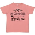thumbnail image 3 of Inktastic My Godmother Loves Me Girls Girls Toddler T-Shirt, 3 of 5