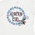 thumbnail image 4 of Inktastic Alaska Girl Forget-me-not Flower Girls Toddler T-Shirt, 4 of 5