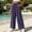Gray, variant on PWPSG Women's Elastic Waist Drawstring Crinkle Wide Leg Pants, Breathable Comfort Straight Leg Trousers for Daily Casual & Vacation Wear Blue XXXXL