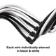 thumbnail image 2 of Sst-Pp07E-Pcibw Cable De Extensión De Funda Blanca Y Negra De 6 + 2 Pines, Peine De Cable Negro De 18Awg X 4, 2 of 5