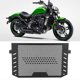 thumbnail image 3 of Black Aluminum Alloy Water Tank Radiator Grille Guard Cover Protector Fits for Kawasaki ER6N, 3 of 4