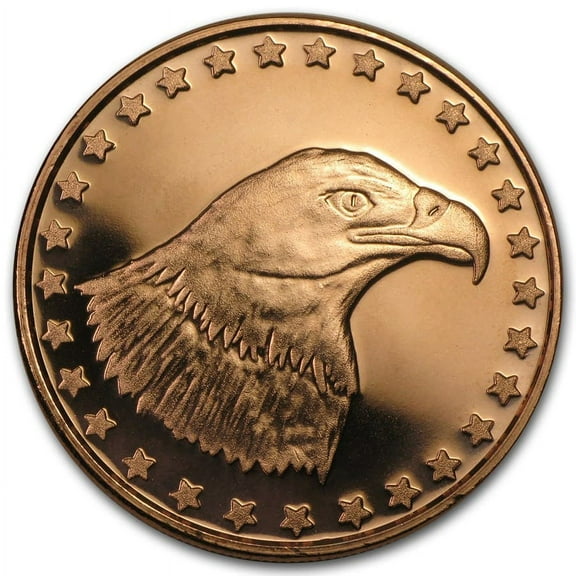 1 oz Copper Round - Eagle Head