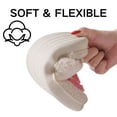 thumbnail image 4 of BERANMEY Cute Animal Slippers for Women Perfect Soft Plush Comfy Warm Slip-On Womens Slippers Indoor Fluffy House Slippers for Women and Men Non-slip Fuzzy Flat Slides, 4 of 8