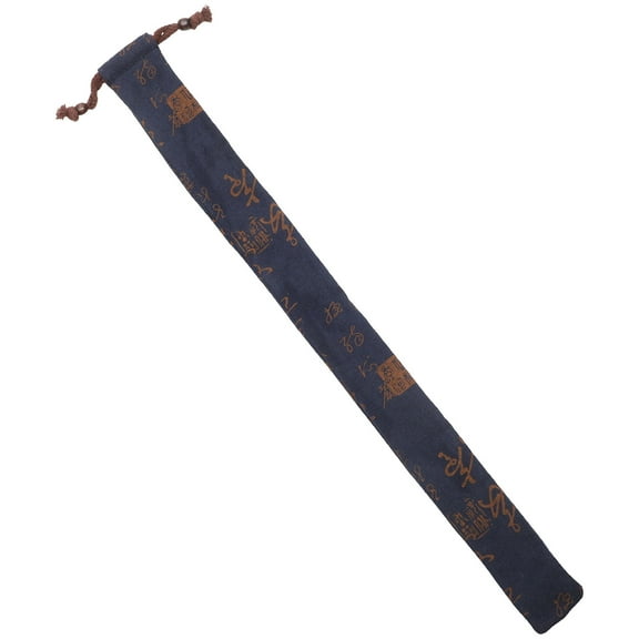 Bamboo Flute Storage Holder Thickened Bag for Protective Case Blue