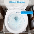 thumbnail image 6 of Yescom 15" Low Profile RV Toilet HDPE Gravity Flush with Bidet Sprayer Foot Pedal Standard 8" Dia. Floor Flange for Motorhome Travel Trailer Vans, 6 of 12