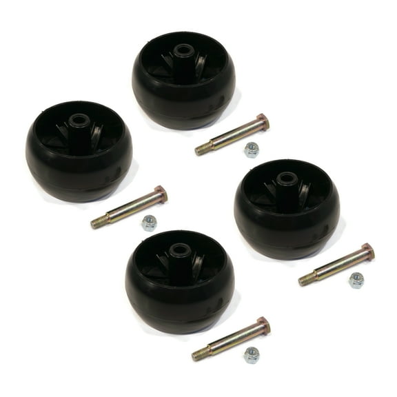 The ROP Shop (Pack of 4) Smooth Deck Wheel with Bolt for Stens 210-110, 210110 & Rotary 16529