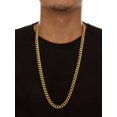 thumbnail image 4 of PalmBeach Jewelry Men's Curb-Link Chain in Yellow Goldtone 30" (10.5mm), 4 of 6