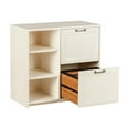thumbnail image 3 of Pemberly Row 2-Door Modern Wood File Cabinet in Antique White, 3 of 5