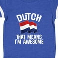 thumbnail image 4 of Inktastic Dutch Gift Pride Netherlands Flag Boys or Girls Baby Bodysuit, 4 of 5