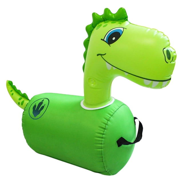 Juguete inflable de dinosaurio para niños, juguete para saltar, duradero, de PVC de calidad, para interiores, césped, actividades y áreas de
