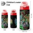 thumbnail image 2 of Yu-Gi-Oh Kids Water Bottle with Silicone Straw And Spill-Proof Lid, 16.9oz Stainless Steel Double-Wall Vacuum Insulated Water Bottles for Boys Girls, 2 of 8