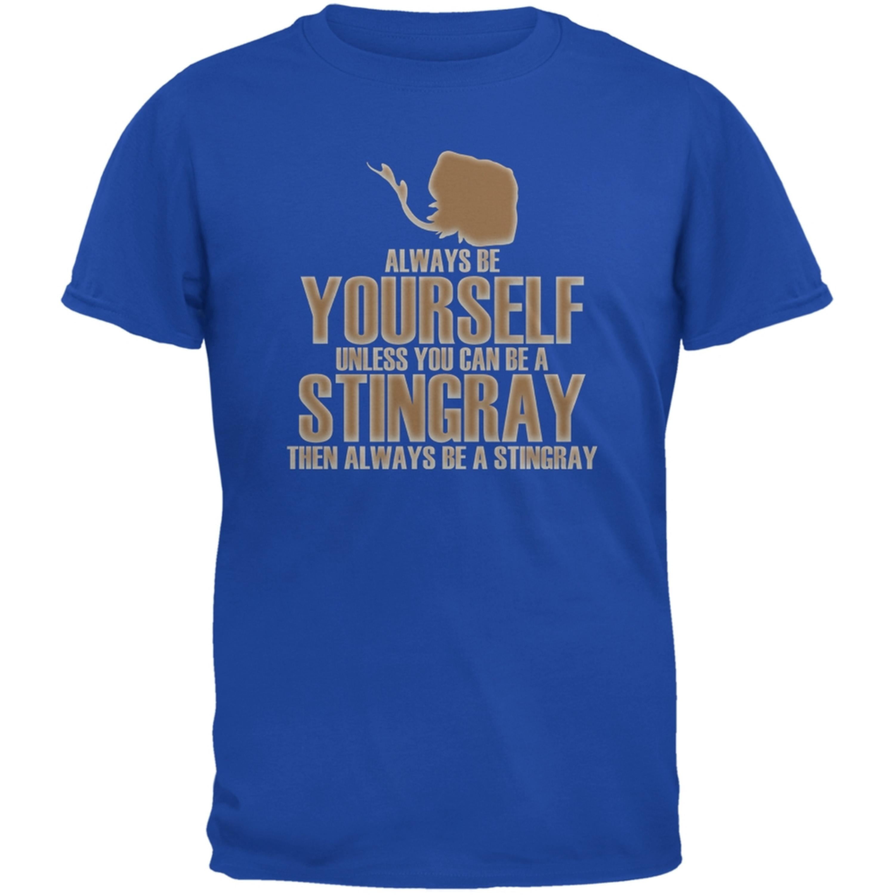 Always Be Yourself Stingray Black Adult Hoodie