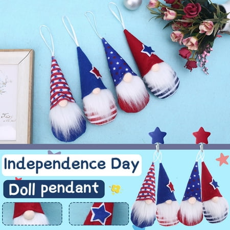 

Mittory Independence Day Decorations Dwarf Doll Home Decoration Pendant