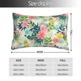 thumbnail image 2 of Balery Tropical Flowers Funda de Cojín Estampada, Regalos para Mujeres, Regalos de Amor para Ella, Regalos para Novia o Esposa, Funda de Almohada-16"x24", 2 of 6