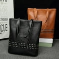 thumbnail image 3 of Lady Tote Bag Fashion Creative Rivet All-match Shoulder Handbag Shoulder Tote, 3 of 5