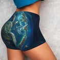 thumbnail image 4 of Disketp Artistic Turtle Earth for Scrunch Butt Workout Shorts Women Seamless Soft Smooth Gym Yoga Scrunch Active Shorts-Small, 4 of 8