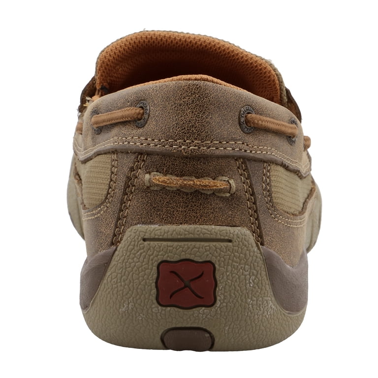 Twisted X Slip-On Driving Moc Men\'s Size 9 M Brown Bomber Loafer Country MDMS002 Twisted X Men main image 3