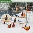 thumbnail image 3 of ZephyPaws Outdoor chicken perch，Perfect for Backyard Poultry,Chicken Perch Essentials,Easy to Assemble&Clean,Farm Chicken Toys，56" L x 41.5" W, 3 of 7