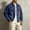 New-Dark Blue, variant on Fashion Men's Vintage Wash Denim Jacket Lapel Button Down Jean Coat Casual Comfort Street Style Trendy Outerwear with Multiple Pockets