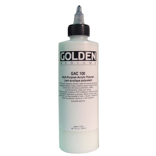 Golden Artist Colors 8 Oz Acrylic Series Gac 100 Paint Bottle