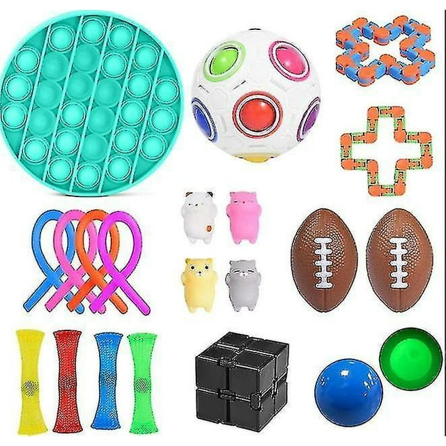 Paquete de juguetes sensoriales Fidget Hand para aliviar el estrés