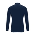 thumbnail image 3 of BiZtdJrK Long Sleeve Polos Shirts for Mens Slim Fit Casual Athletic T Shirts Big and Tall 2025 New Lightweight Work Shirts Todays Daily Sales Clearance Blue XXXXXL, 3 of 6