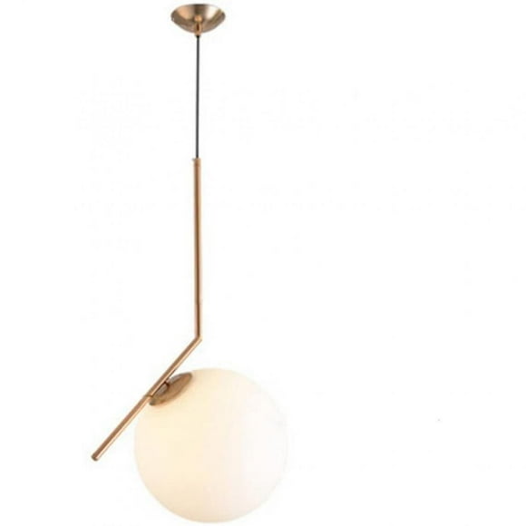Mzstech Spherical Chandelier, Gold Iron Glass Chandelier Chandelier (20cm)