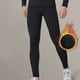thumbnail image 1 of Ceisia Men's Gift Fashion Solid Color Fleece Elastic Waist Warm Slim Fit Casual Sports Long Pants, 1 of 9