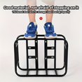 thumbnail image 3 of QJUHUNG Large Capacity Rear Bike Basket - Sturdy Iron Frame-Mounted Storage Rack for Mountain Bikes  Outdoor Leisure - 1 Pack Black Basket with Installation Kit  66.14LB Load  Compatible, 3 of 6