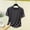 Grey, variant on Womens Ruched Waist Crewneck T-Shirt Slim Fit Short Sleeve Top Solid Color Cinched Waist Blouse for Spring Summer Daily Wear