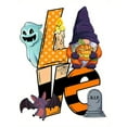 thumbnail image 2 of Halloween Themed Pumpkin Ghost Graphic T-Shirt for Women | Casual Crew Neck Short Sleeve Top | Polyester & Spandex Blend Tee | Comfortable All-Season Apparel with Medium Stretch, 2 of 6
