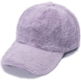 thumbnail image 1 of LinYooLi Plush Baseball Cap for Women Faux Rabbit Fur Sports Hat Warm Fluffy Winter Hat 2022, 1 of 5