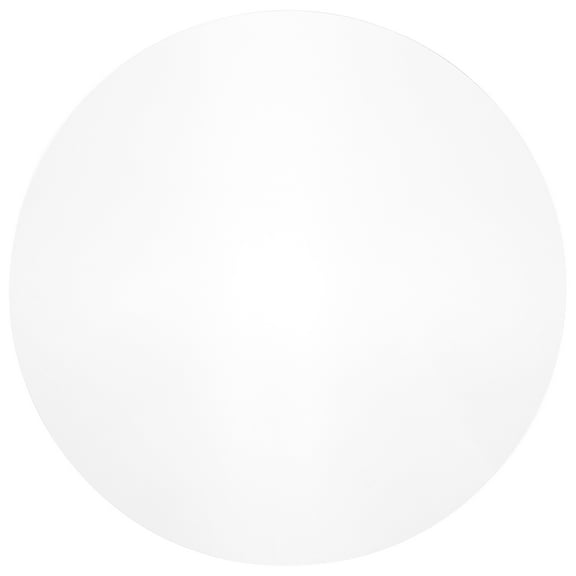 ELAYARD Round White Acrylic Cake Board Drum Cake Base for Bakery and Home Use