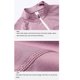thumbnail image 4 of Sonducket Ropa interior térmica de poliéster para mujer, abrigo portátil de manga larga de secado rápido, ropa atlética de Yoga, abrigo es Prendas para la parte del cuerpo Gris XXL, 4 of 6