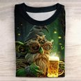 thumbnail image 2 of Unisex St. Patrick's Day Elderly Print Casual Long Sleeve T-Shirt, 2 of 5