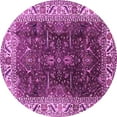thumbnail image 1 of Ahgly Company Indoor Round Oriental Pink Industrial Area Rugs, 6' Round, 1 of 4