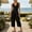Black, variant on IUYRTFE Women Cotton Linen V Neck Button Down Jumpsuit Sleeveless Wide Leg Romper with Pockets