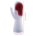 thumbnail image 4 of Billuyoard 1 par de guantes de limpieza para lavar platos, guante para lavar platos de PVC para fregador doméstico, herramienta de limpieza de cocina, Suministros de limpieza para el hogar rojo Billuyoard HA000467-03B, 4 of 6