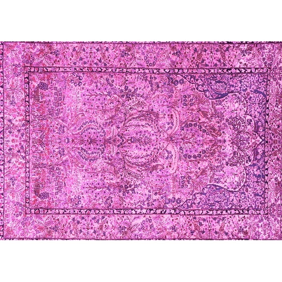 Ahgly Company Indoor Rectangle Persian Pink Traditional Area Rugs, 2' x 3'