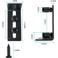 thumbnail image 2 of Guía de rodadura para puerta corrediza - Con 2 ruedas - Para puertas corredizas - Color negro, 2 of 4