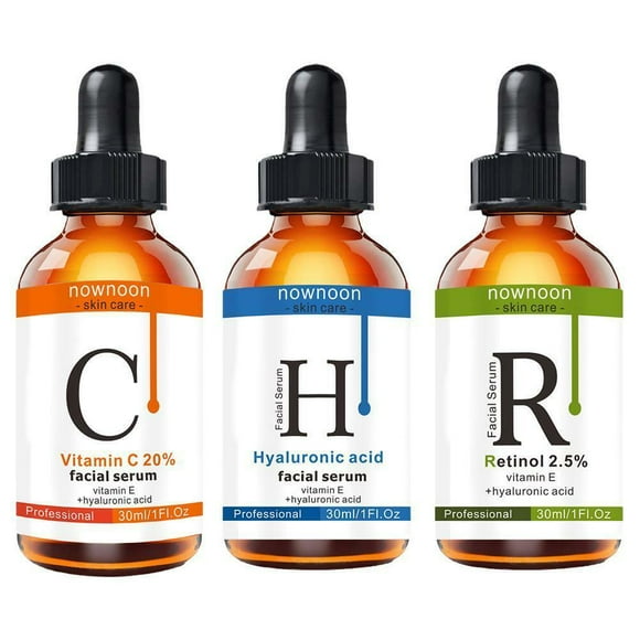 Facial Vitamin C Serum Retinol Serum Hyaluronic Acid Serum Anti-aging