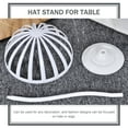 thumbnail image 2 of Shisuyan Support de Présentation de Chapeaux en Forme de Dôme Élégant pour Femmes, Support de Chapeaux de Placard Moderne, Support de Chapeaux de Table, 2 of 8