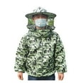thumbnail image 2 of Jacket Veil Set Double Zippered Beekeeping Protective Suit Anti-Bee Beekeeper Clothing with Hat ,Comfortable and Sturdy, 2 of 5